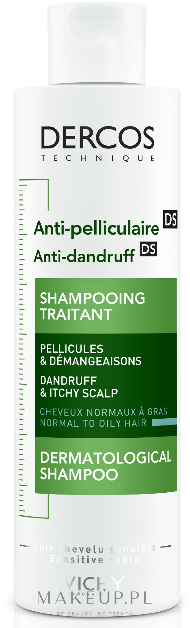 vichy dercos szampon przeciwłupieżowy włosy suche