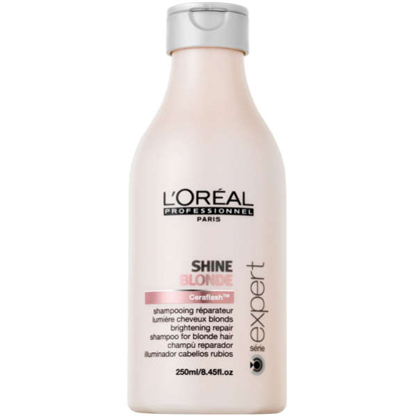 loreal shine blonde szampon regenerujący do włosów blond