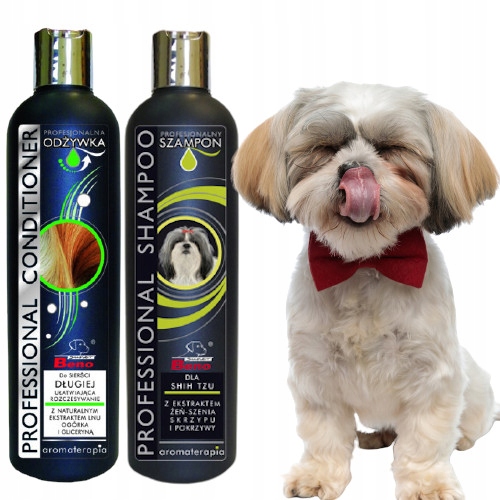 szampon i odżywka nabłyszczający dla psa