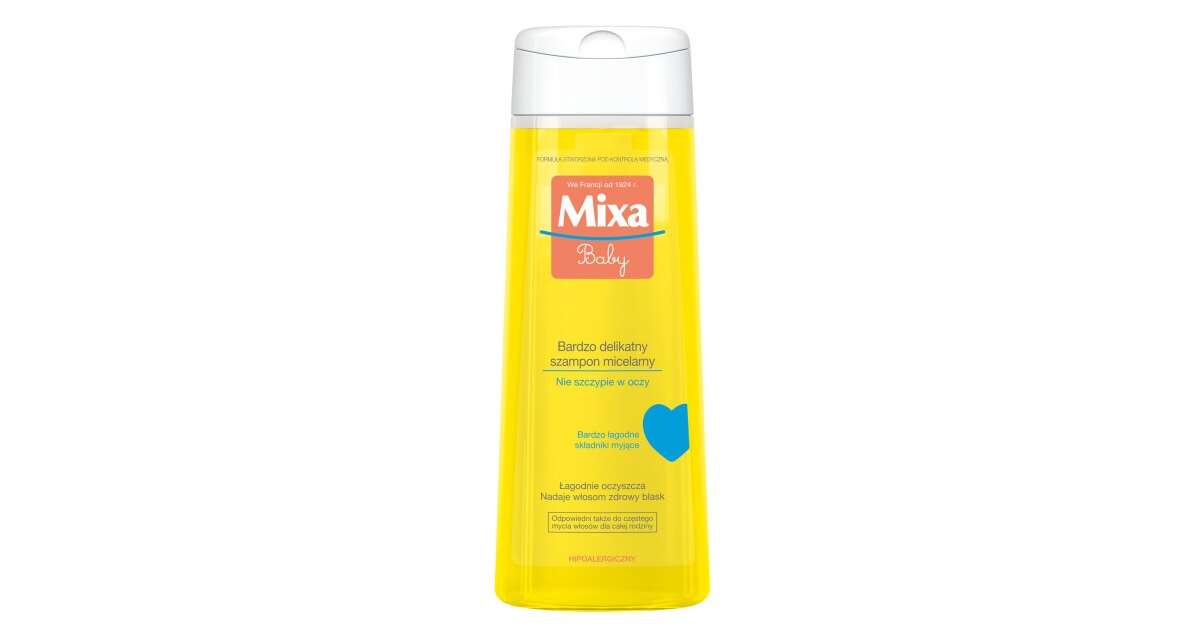 mixa baby szampon micelarny 250 ml sklad