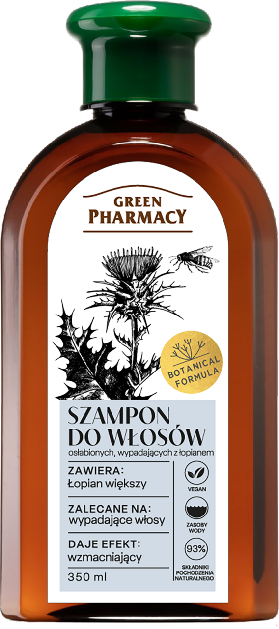 green pharmacy szampon łopian opinie