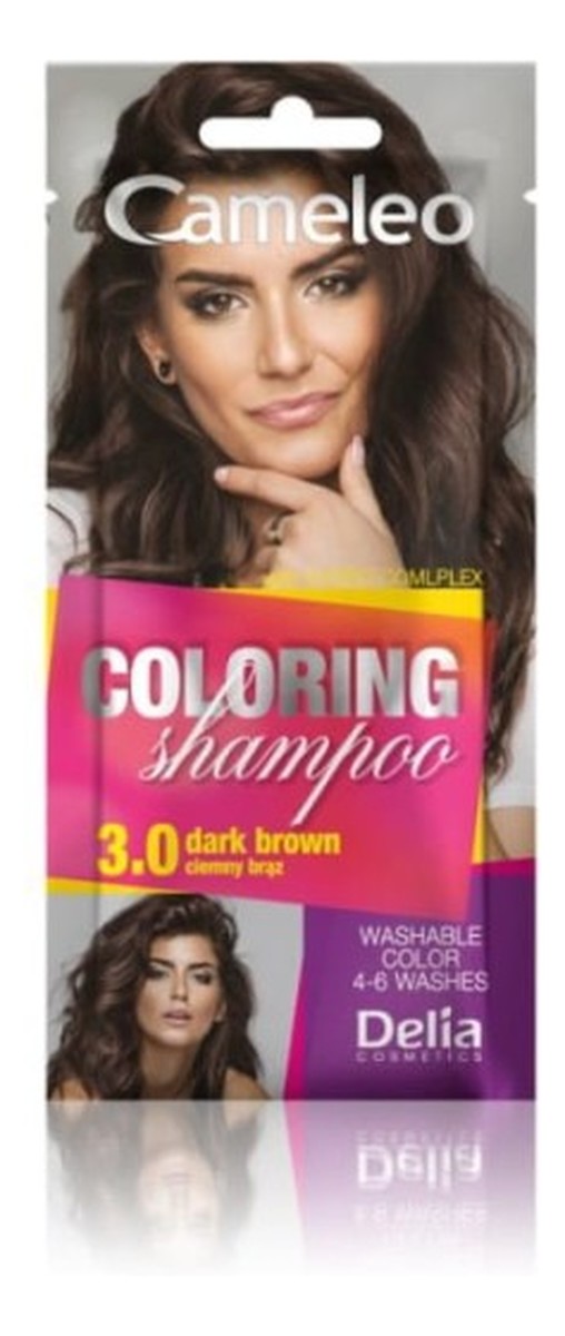 szampon koloryzujący ciemny brąz