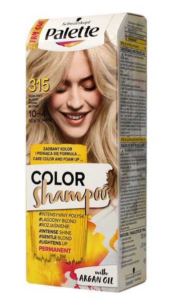 palette color shampoo szampon koloryzujący 315 perłowy blond