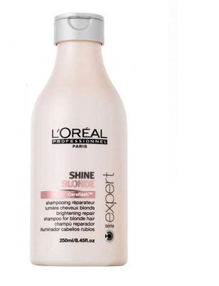 loreal shine blonde szampon regenerujący do włosów blond