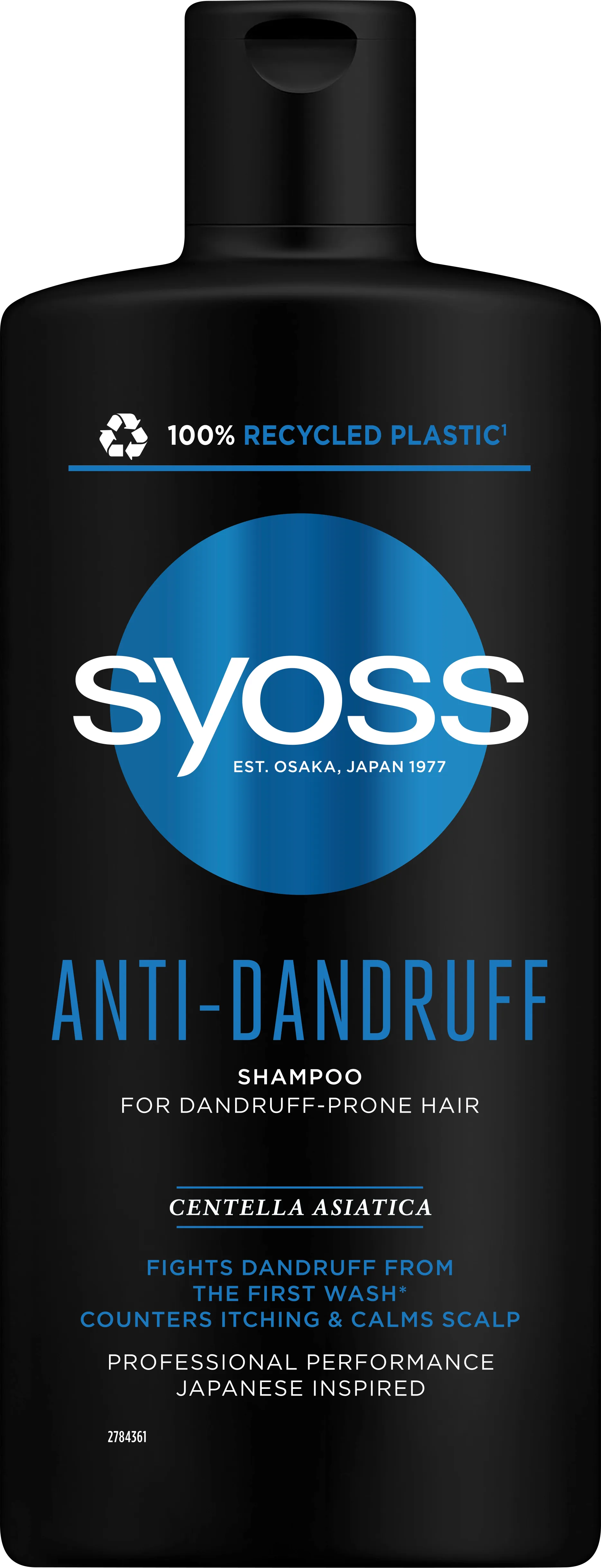 syoss anti-dandruff szampon do włosów z łupieżem 500 ml rossmann