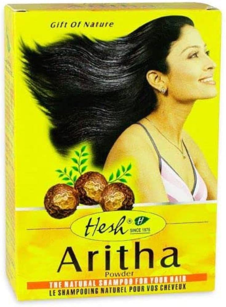 aritha szampon naturalny puder do włosów 100g hesh
