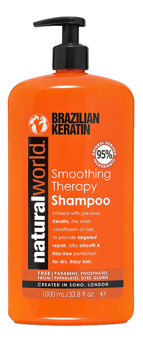 natural world brazilian keratin szampon wizaz