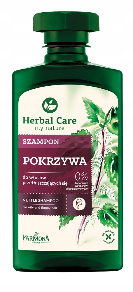 herbal care szampon pokrzywowy 330ml