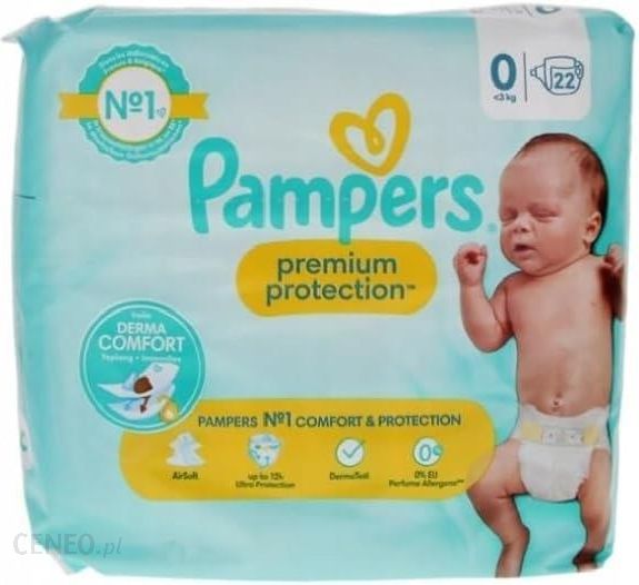 pampers premium care newborn 22 szt