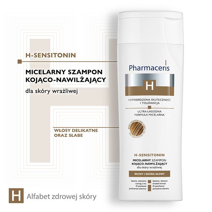 h sensitonin specjalistyczny szampon kojący do skóry wrażliwej