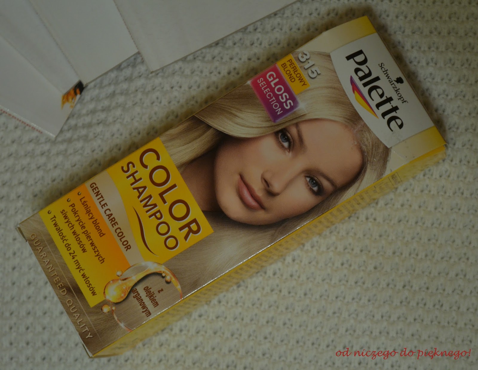 palette color shampoo szampon koloryzujący 315 perłowy blond