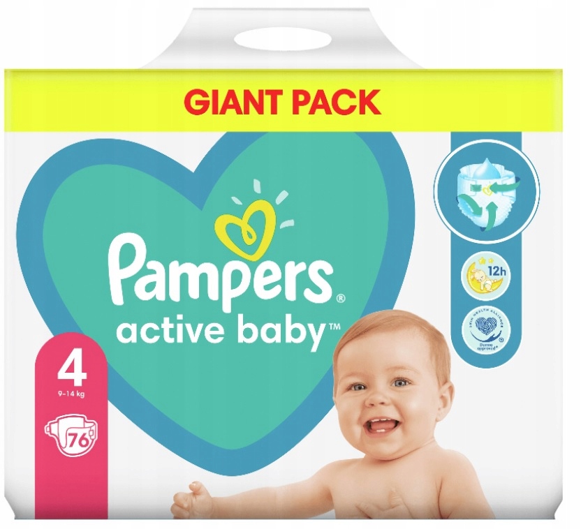 pieluchy pampers active baby 2x