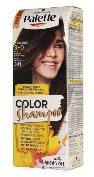 szampon koloryzujący ciemny brąz